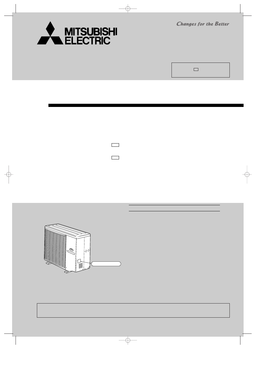 MITSUBISHI ELECTRIC MXZ-24UV User Manual | 44 pages