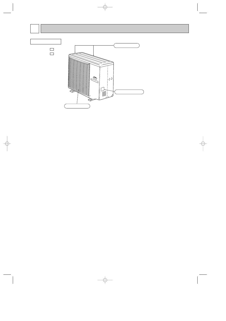 Part names and functions | MITSUBISHI ELECTRIC MXZ-24UV User Manual | Page 3 / 44