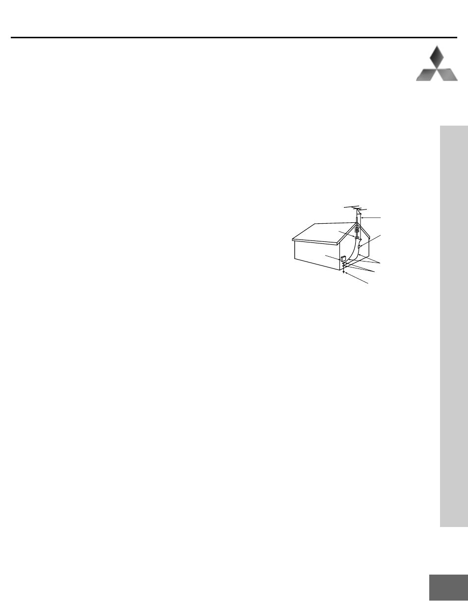 MITSUBISHI ELECTRIC WD-65000 User Manual | Page 5 / 71