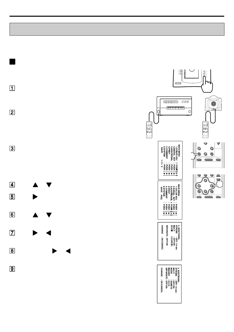 Advanced setting, Changing settings, 2printing 16- or one-image on a sheet | MITSUBISHI ELECTRIC DIS710E User Manual | Page 19 / 24