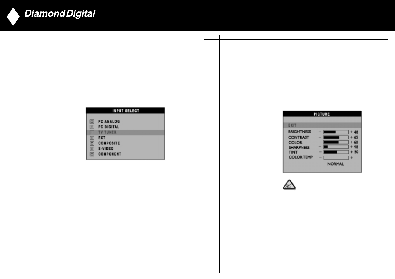 Multimedia information display | MITSUBISHI ELECTRIC DV300 User Manual | Page 20 / 32