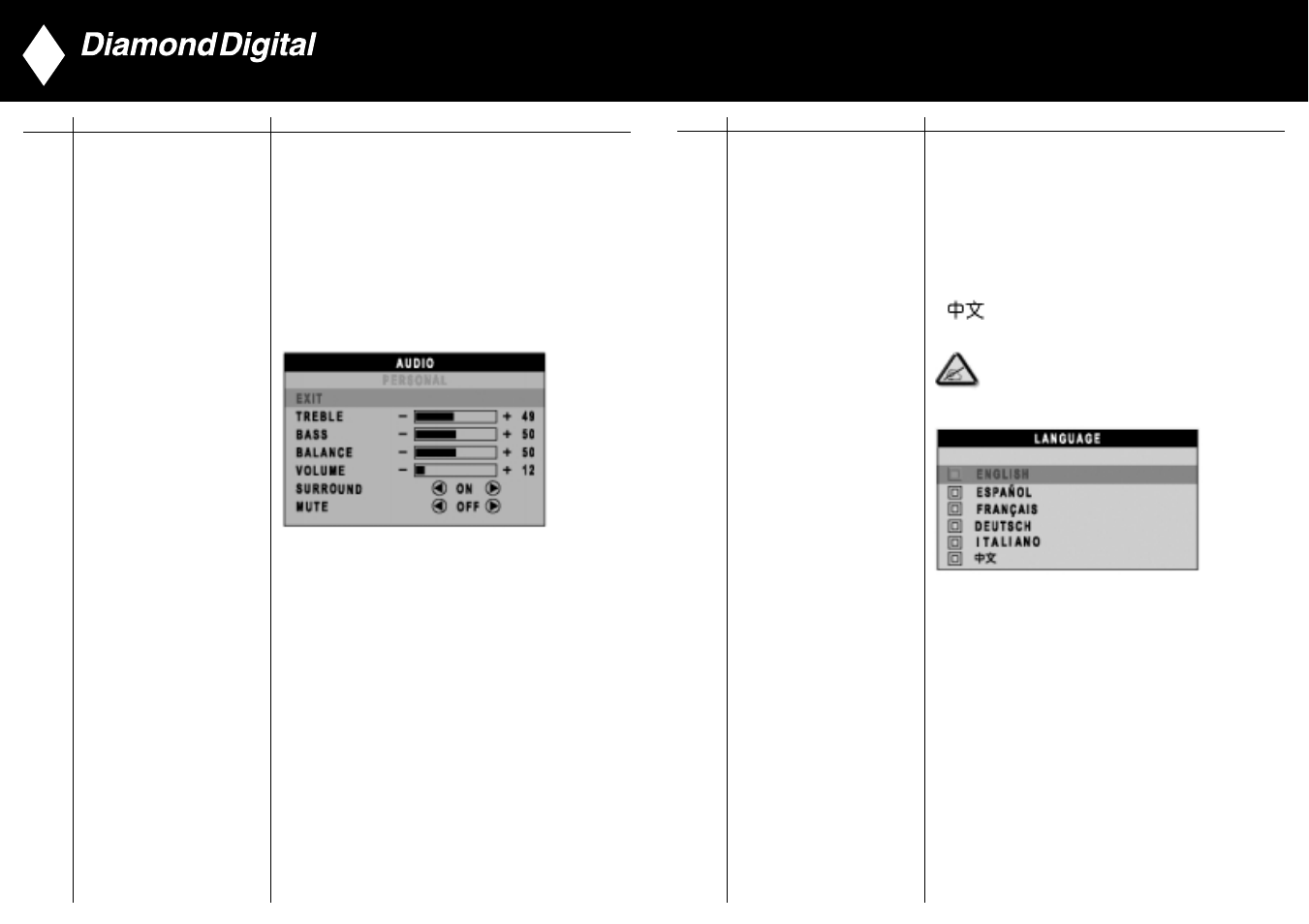 Multimedia information display | MITSUBISHI ELECTRIC DV300 User Manual | Page 21 / 32