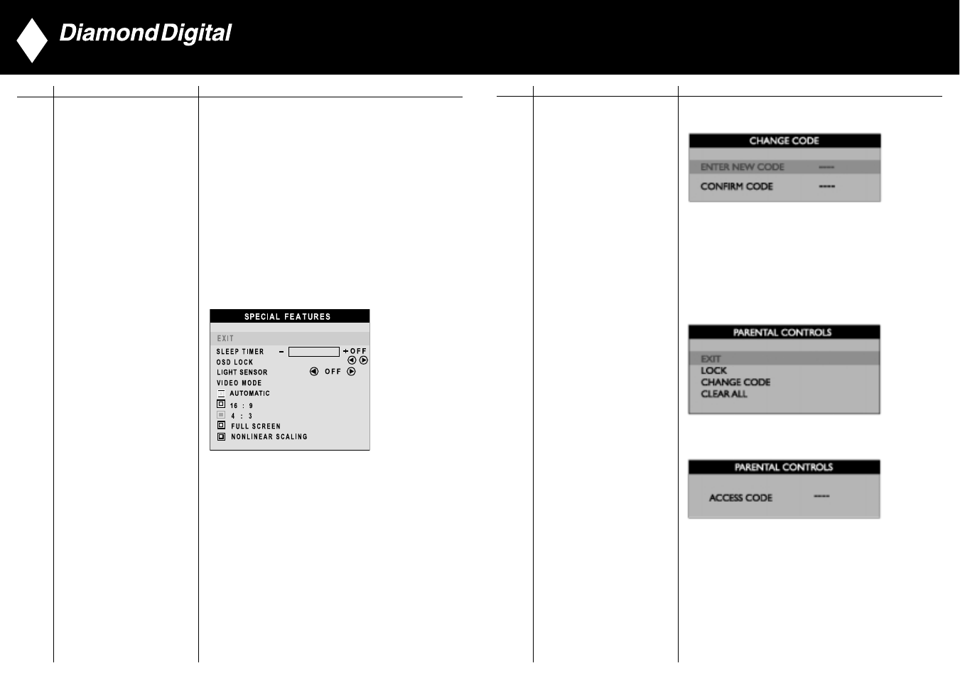 Multimedia information display | MITSUBISHI ELECTRIC DV300 User Manual | Page 22 / 32