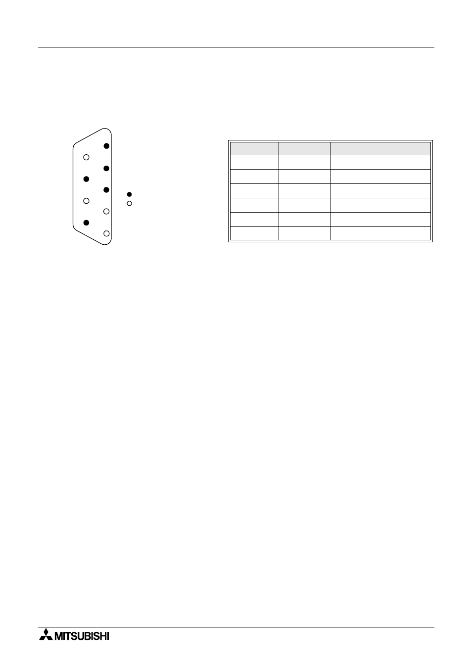 1 pin configuration, 1 pin configuration -3 | MITSUBISHI ELECTRIC FX2N User Manual | Page 13 / 70