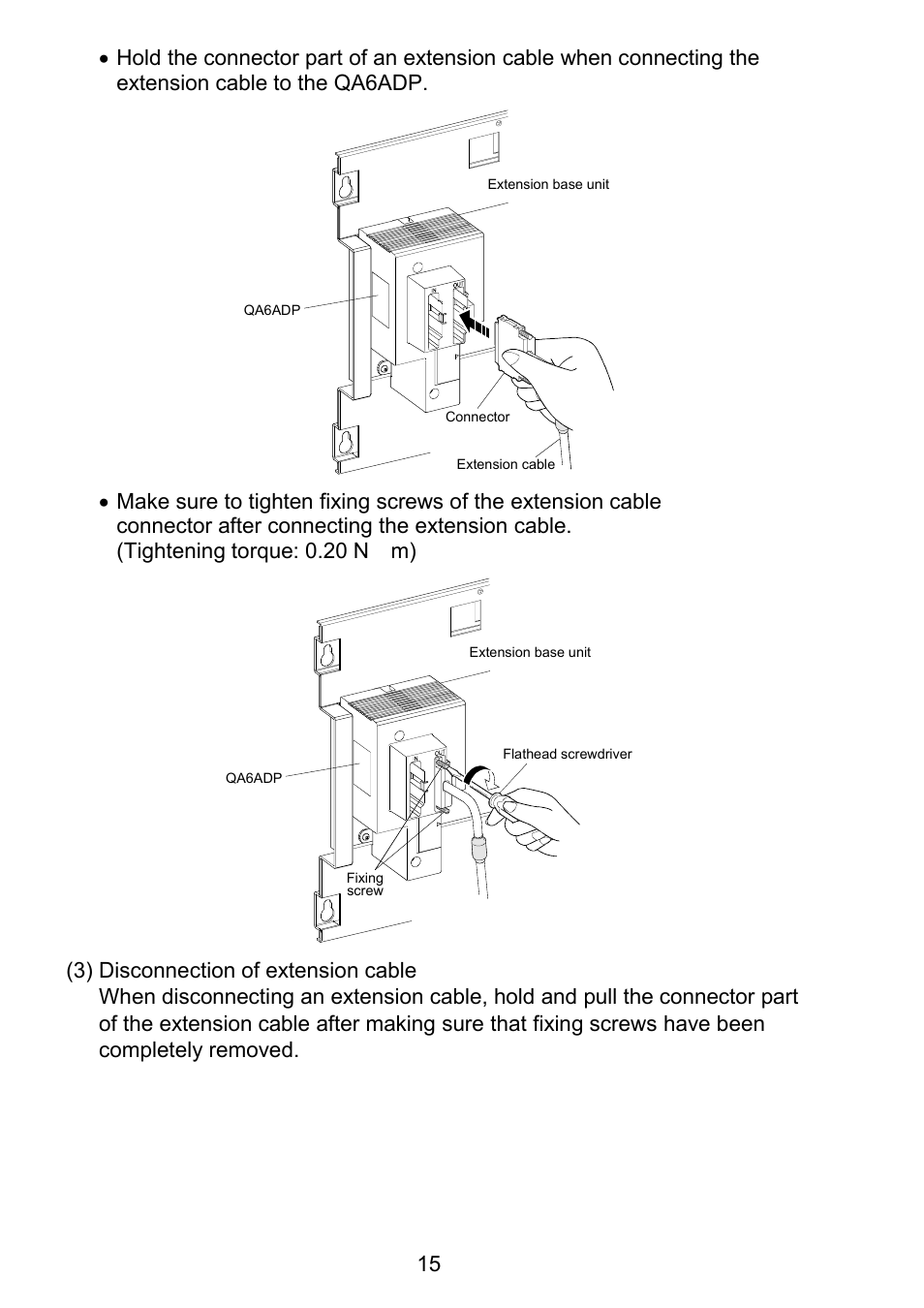 MITSUBISHI ELECTRIC QA6ADP User Manual | Page 16 / 20