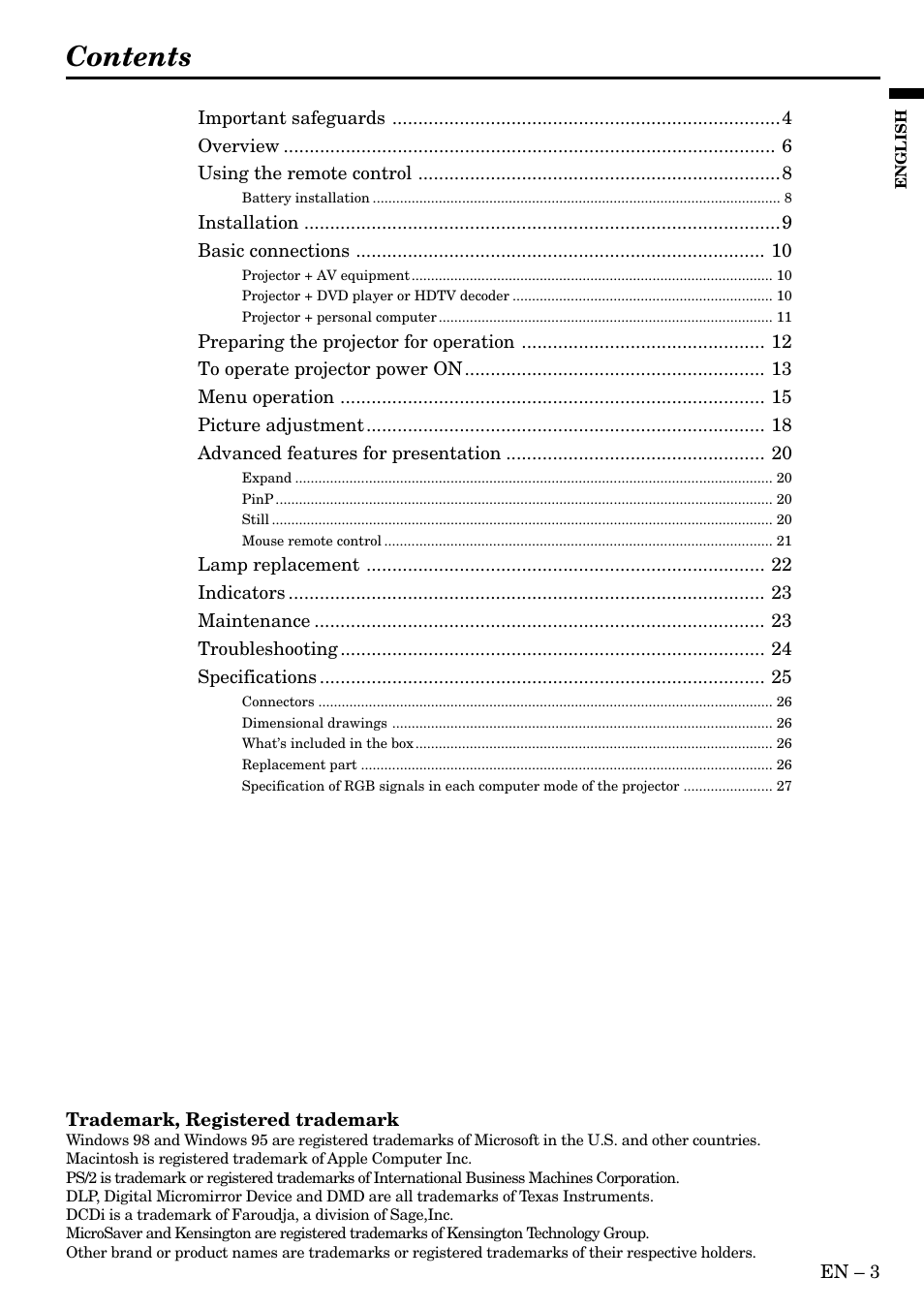 MITSUBISHI ELECTRIC SD200U User Manual | Page 3 / 34