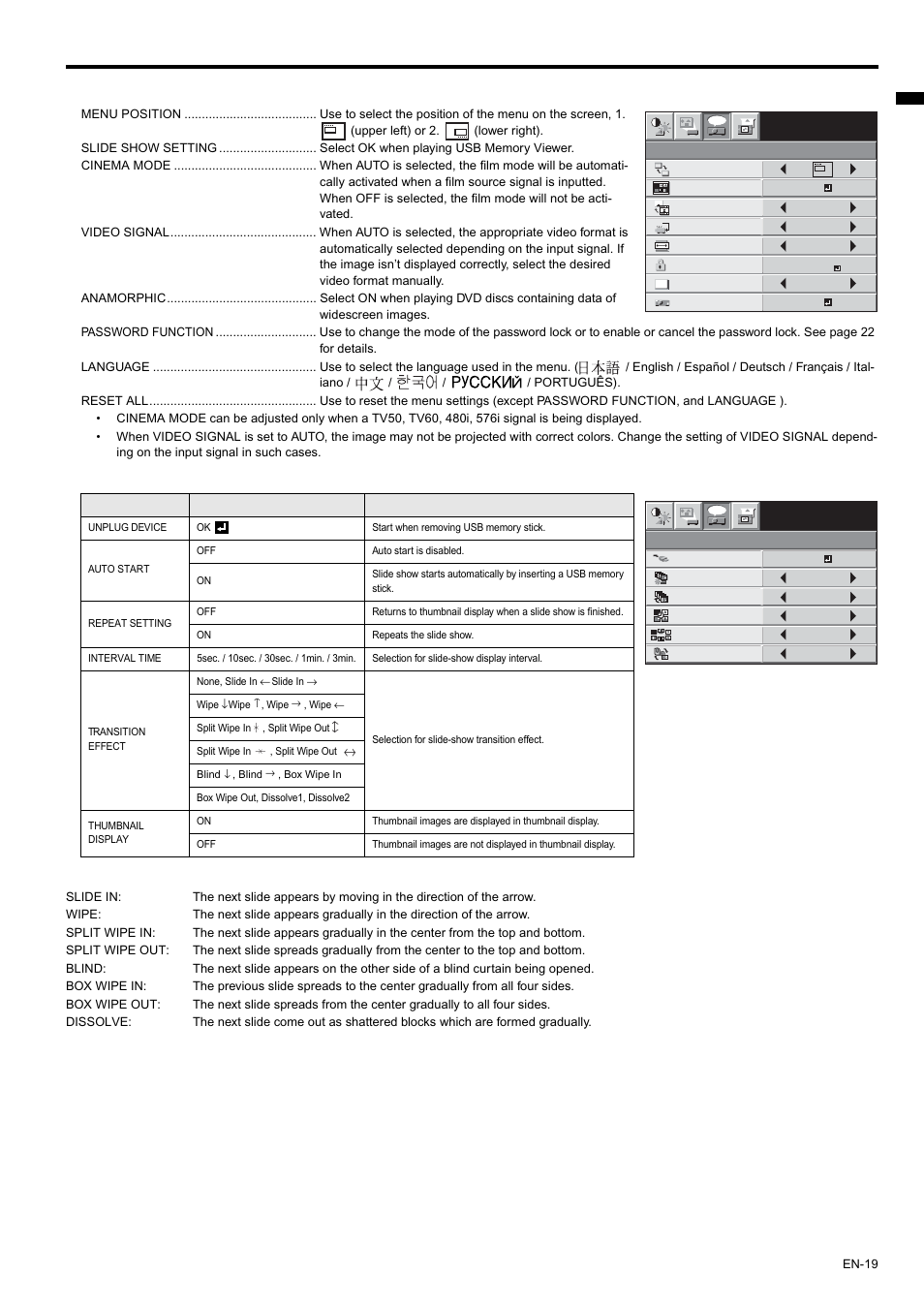 Englis h 3 feature, Xga60 | MITSUBISHI ELECTRIC XD435U-G User Manual | Page 19 / 31