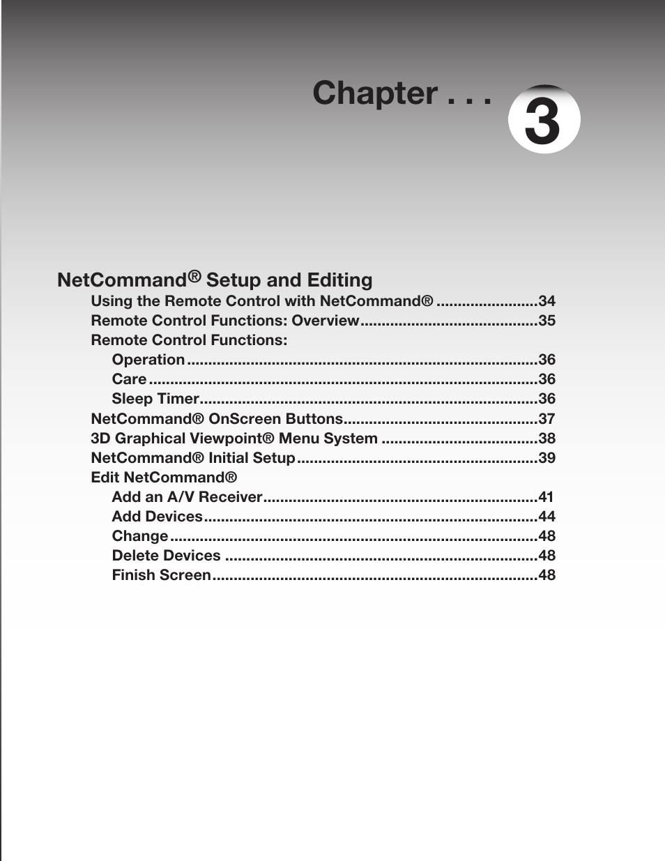 Chapter | MITSUBISHI ELECTRIC WD-52825 User Manual | Page 33 / 112