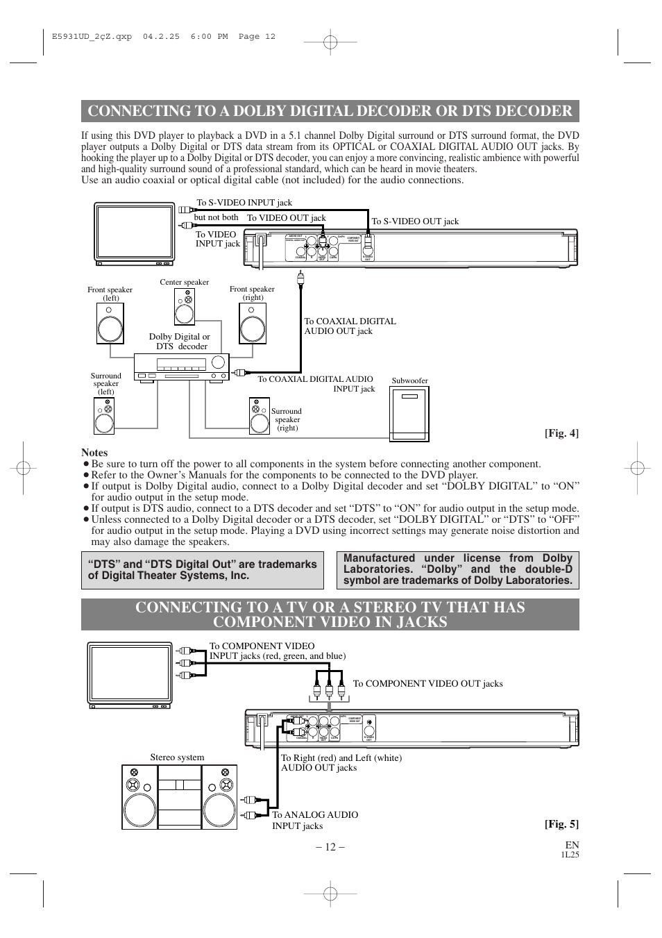 Fig. 5 | MITSUBISHI ELECTRIC DD-6050 User Manual | Page 12 / 40