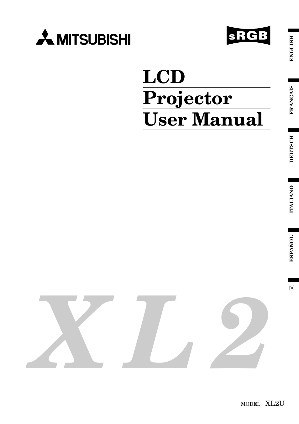 MITSUBISHI ELECTRIC XL2U User Manual | 28 pages