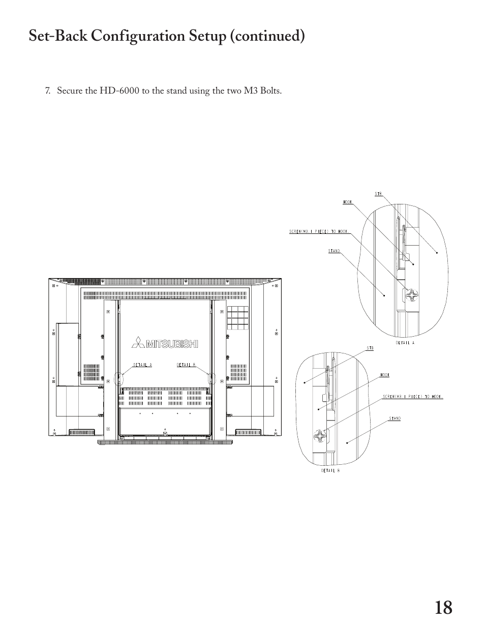 MITSUBISHI ELECTRIC LT-4260 User Manual | Page 19 / 76