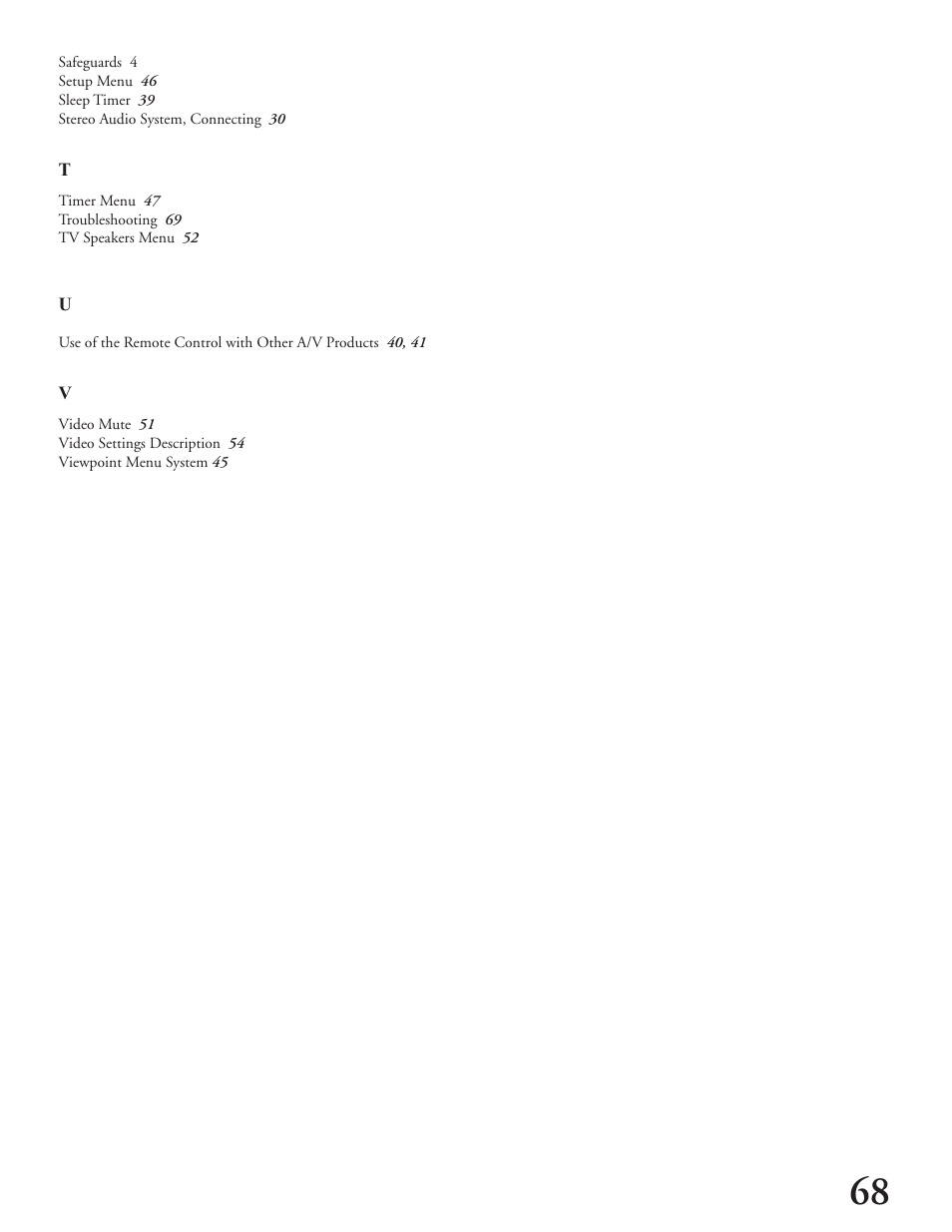 MITSUBISHI ELECTRIC LT-4260 User Manual | Page 69 / 76