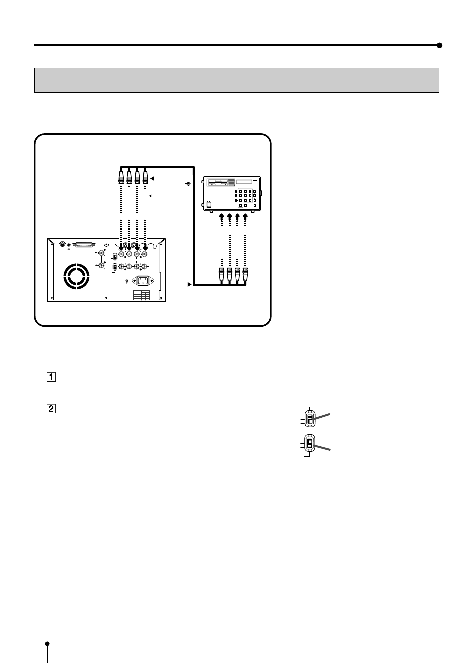 14 connection with rgb analog signal equipment, Connections | MITSUBISHI ELECTRIC CP900E User Manual | Page 14 / 60