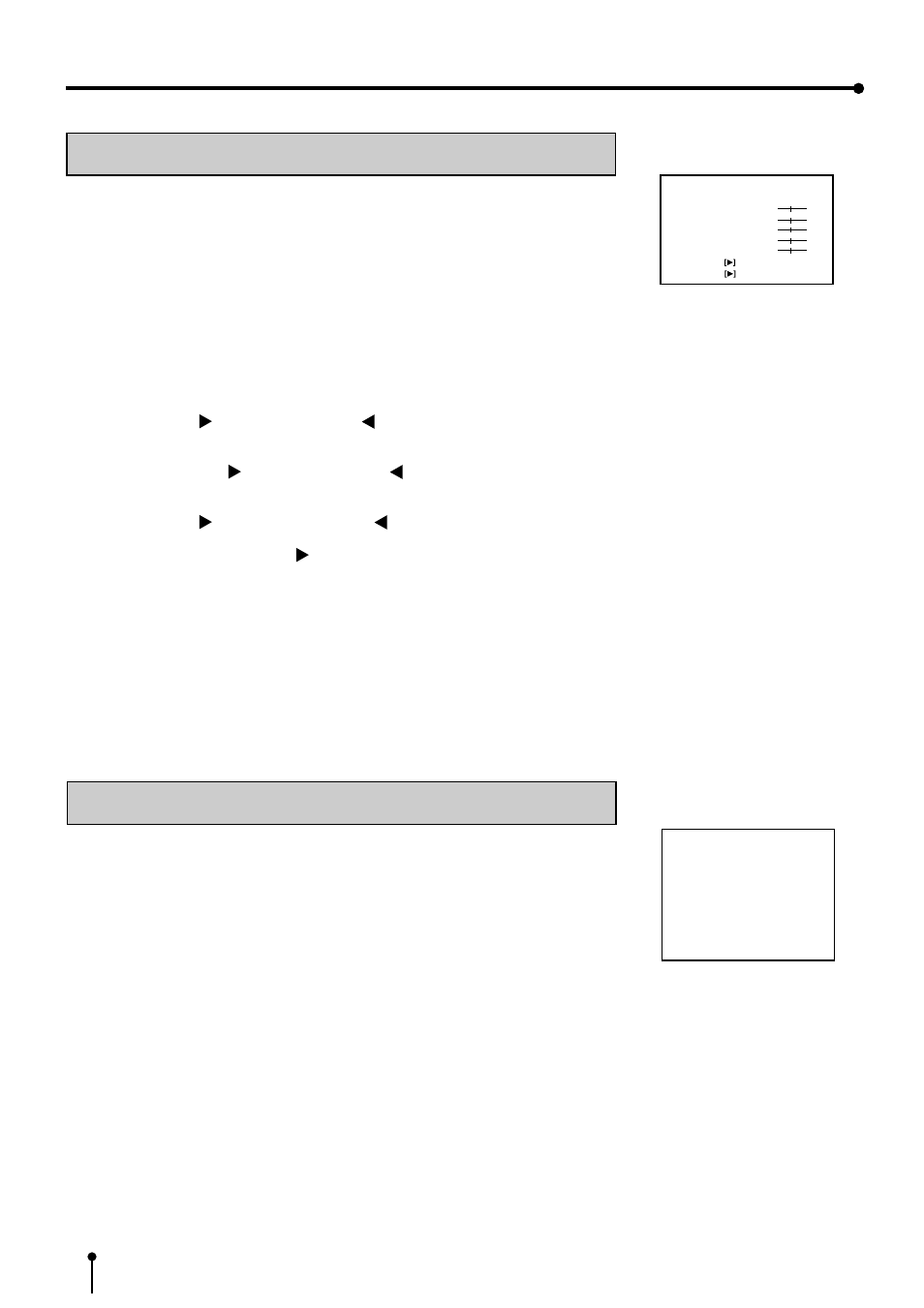 40 color adj colour adjustment display, Adjustments & settings (main menu), Layout layout setting display | MITSUBISHI ELECTRIC CP900E User Manual | Page 40 / 60