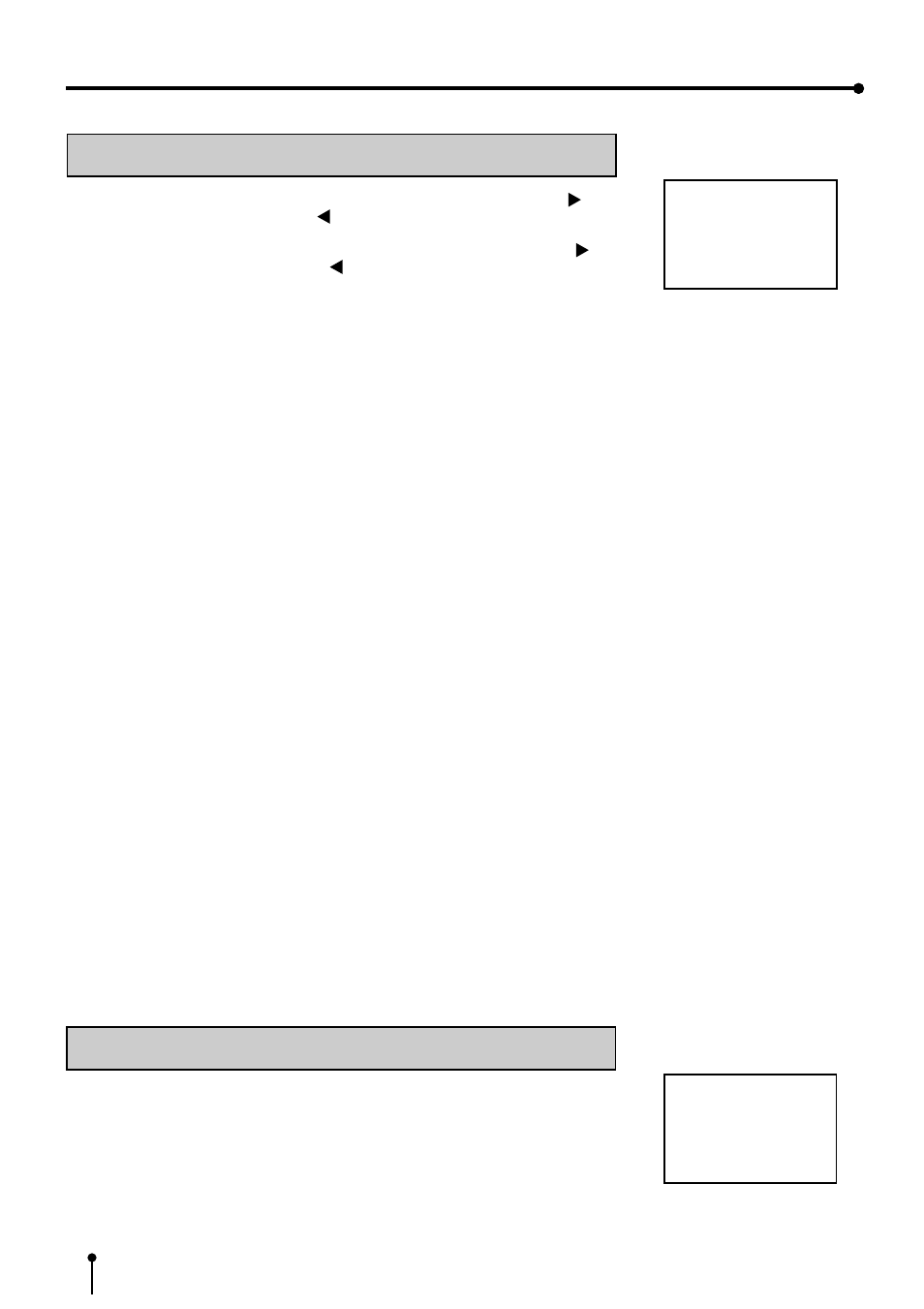 Output output signal setting display, Key set button function setting display, Adjustments & settings (service menu) | MITSUBISHI ELECTRIC CP900E User Manual | Page 50 / 60