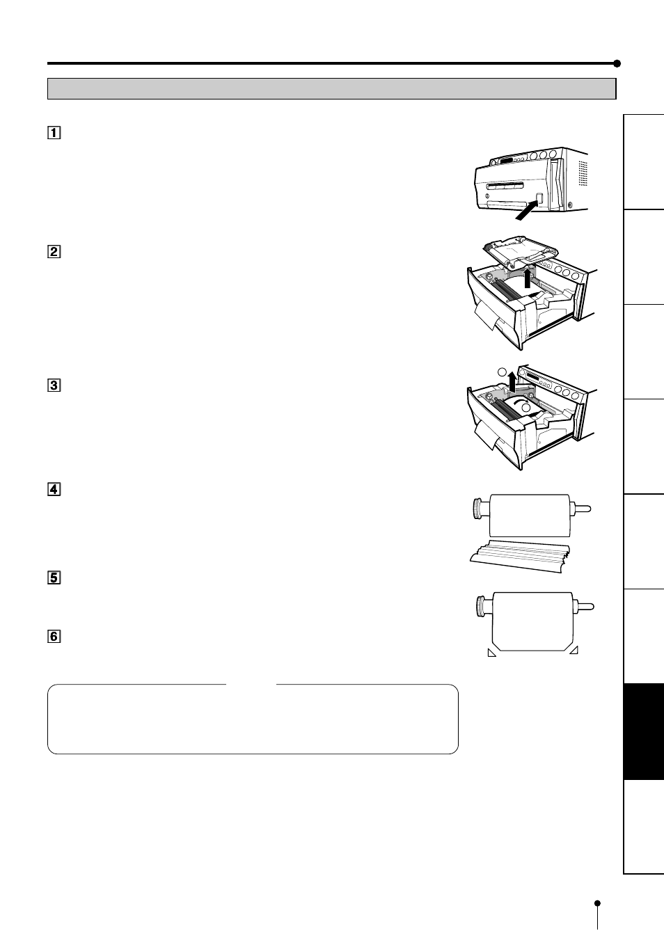 Overcoming paper jams | MITSUBISHI ELECTRIC CP900E User Manual | Page 57 / 60