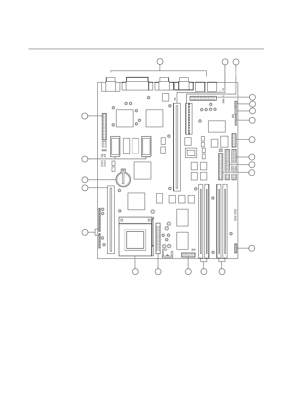 Motherboard layout, A/4 apricot 340 owner’s handbook | MITSUBISHI ELECTRIC APRICOT 340 User Manual | Page 105 / 126