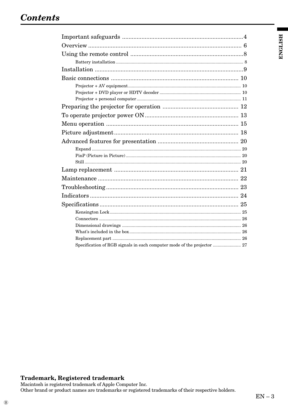 MITSUBISHI ELECTRIC XL1X S L 2 User Manual | Page 3 / 28