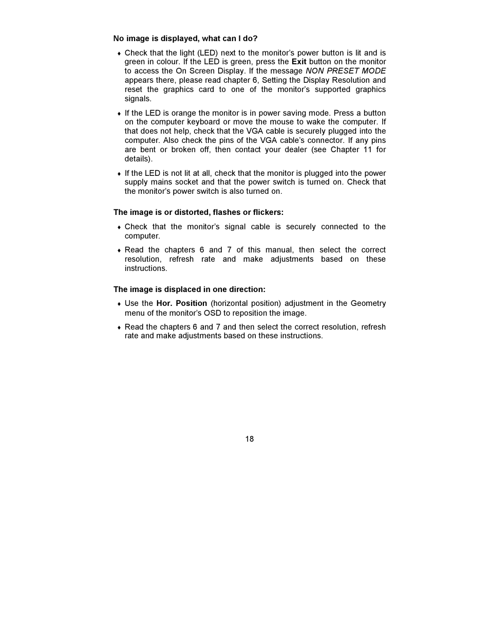 MITSUBISHI ELECTRIC DV156 User Manual | Page 19 / 23