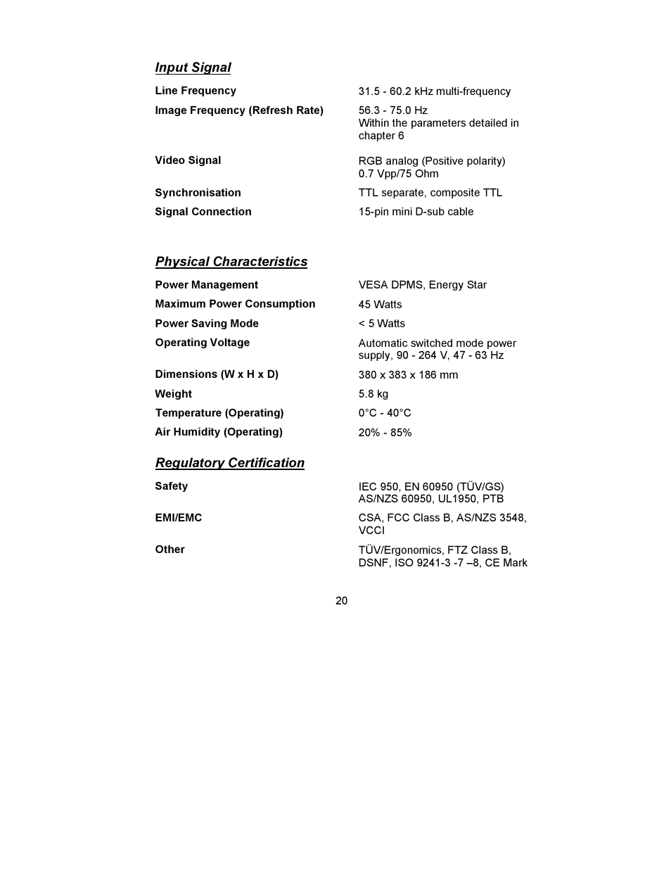 MITSUBISHI ELECTRIC DV156 User Manual | Page 21 / 23