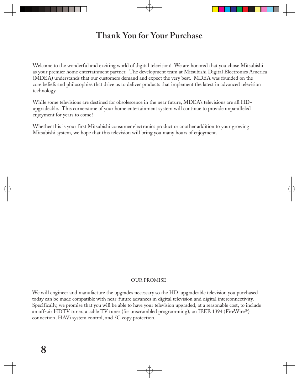 MITSUBISHI ELECTRIC LT-2240 User Manual | Page 8 / 68