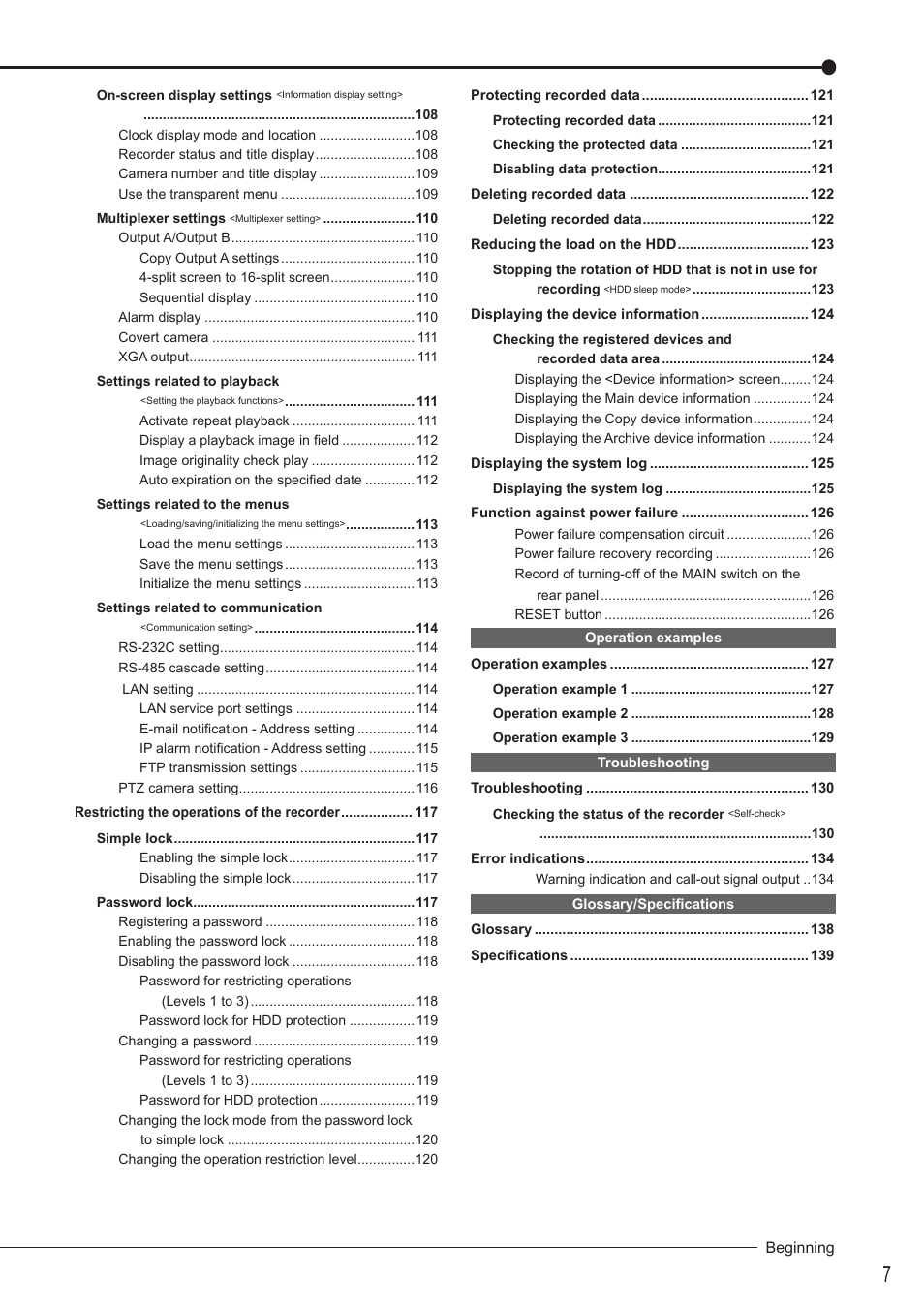 MITSUBISHI ELECTRIC DX-TL5716U User Manual | Page 11 / 144