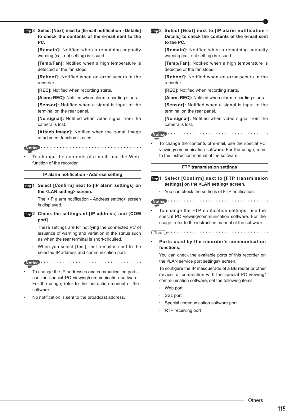 MITSUBISHI ELECTRIC DX-TL5716U User Manual | Page 119 / 144