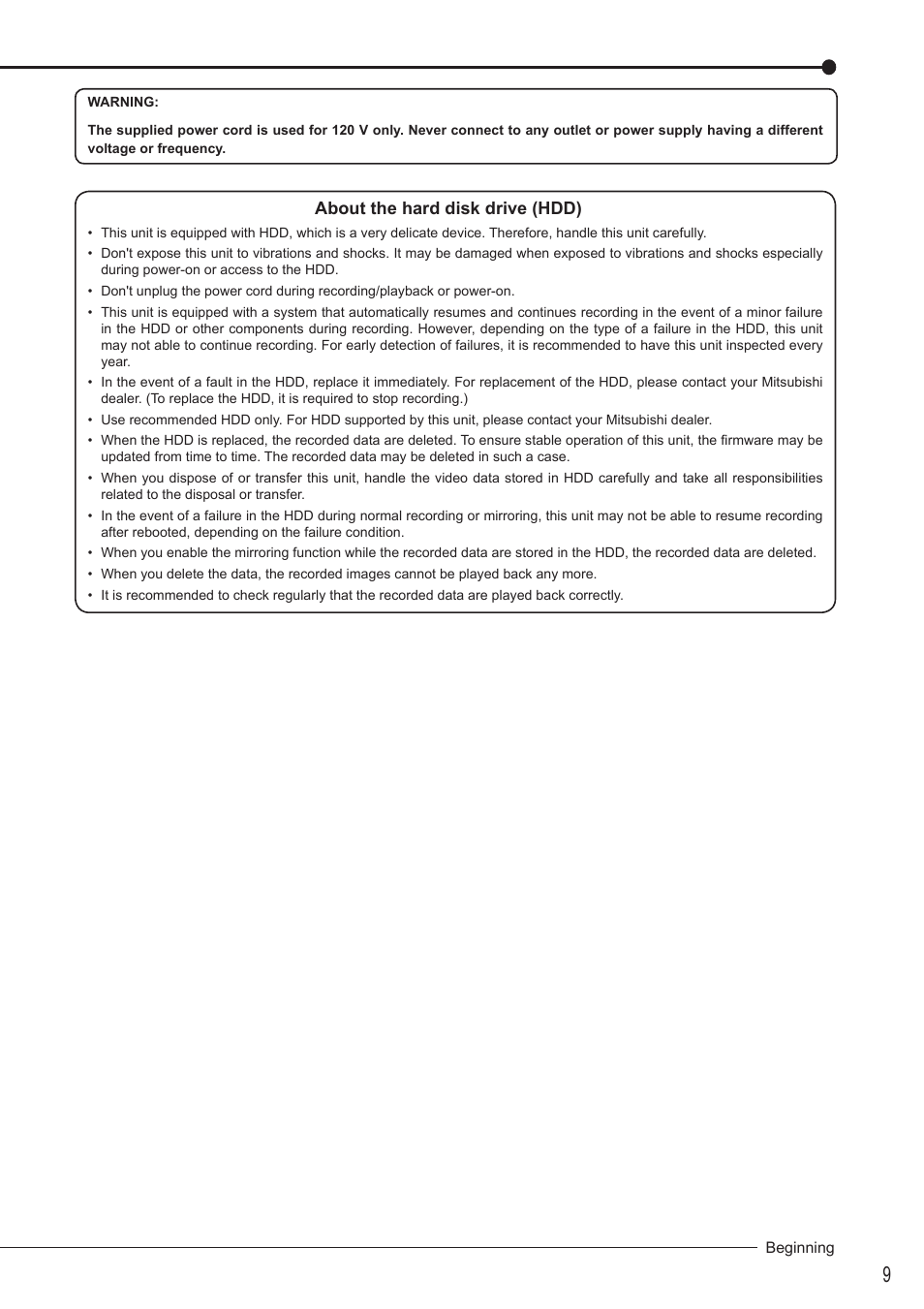 MITSUBISHI ELECTRIC DX-TL5716U User Manual | Page 13 / 144