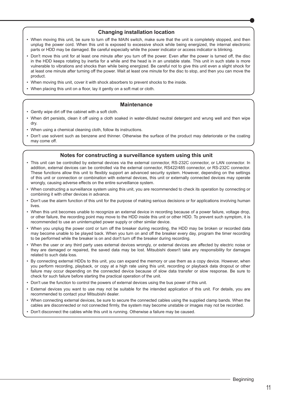 MITSUBISHI ELECTRIC DX-TL5716U User Manual | Page 15 / 144