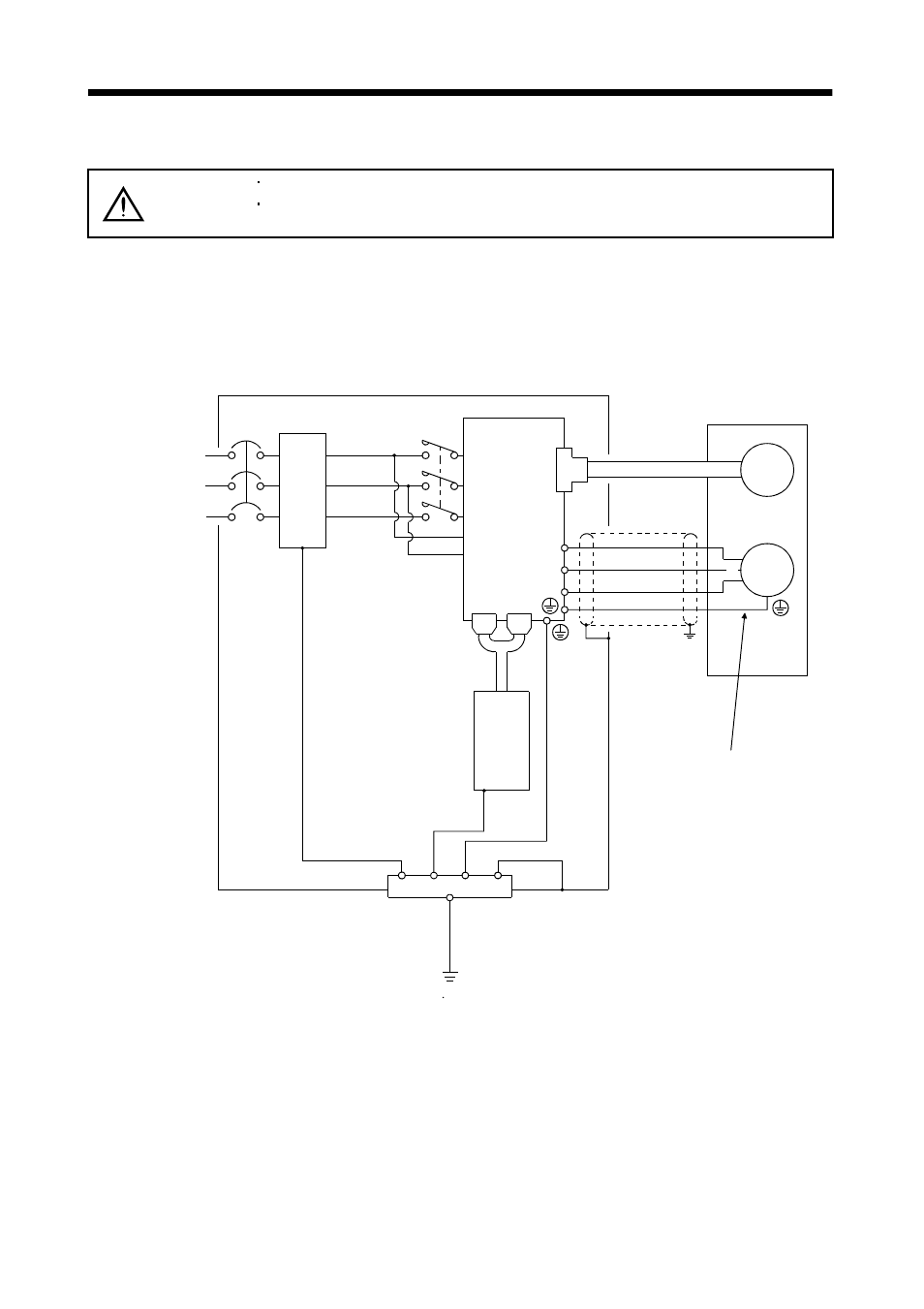 10 grounding, Signals and wiring, Warning | MITSUBISHI ELECTRIC MELSERVO MR-J2S- A User Manual | Page 104 / 385