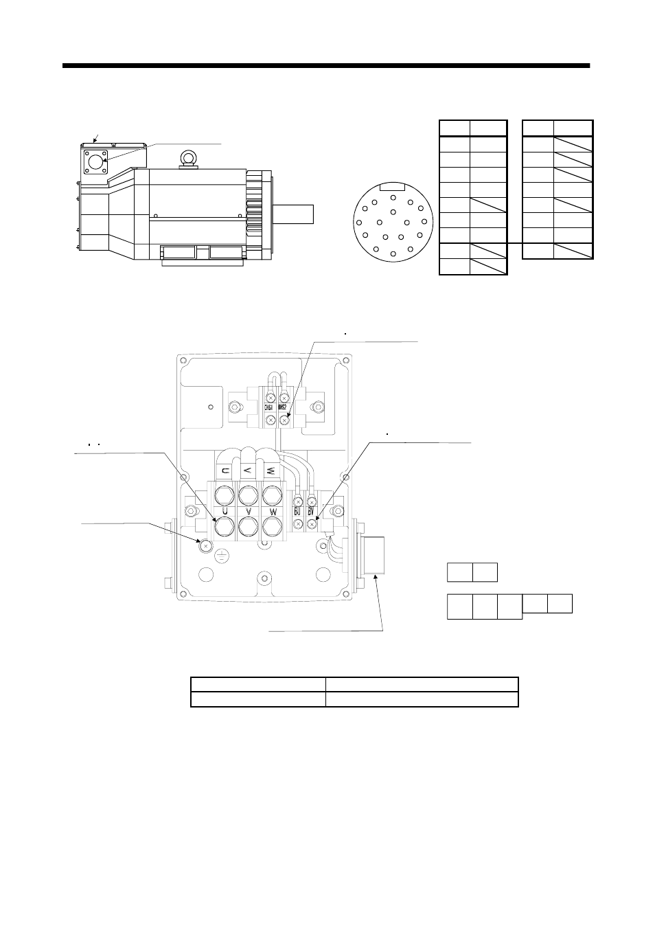 3 servo motor terminals, Signals and wiring | MITSUBISHI ELECTRIC MELSERVO MR-J2S- A User Manual | Page 111 / 385