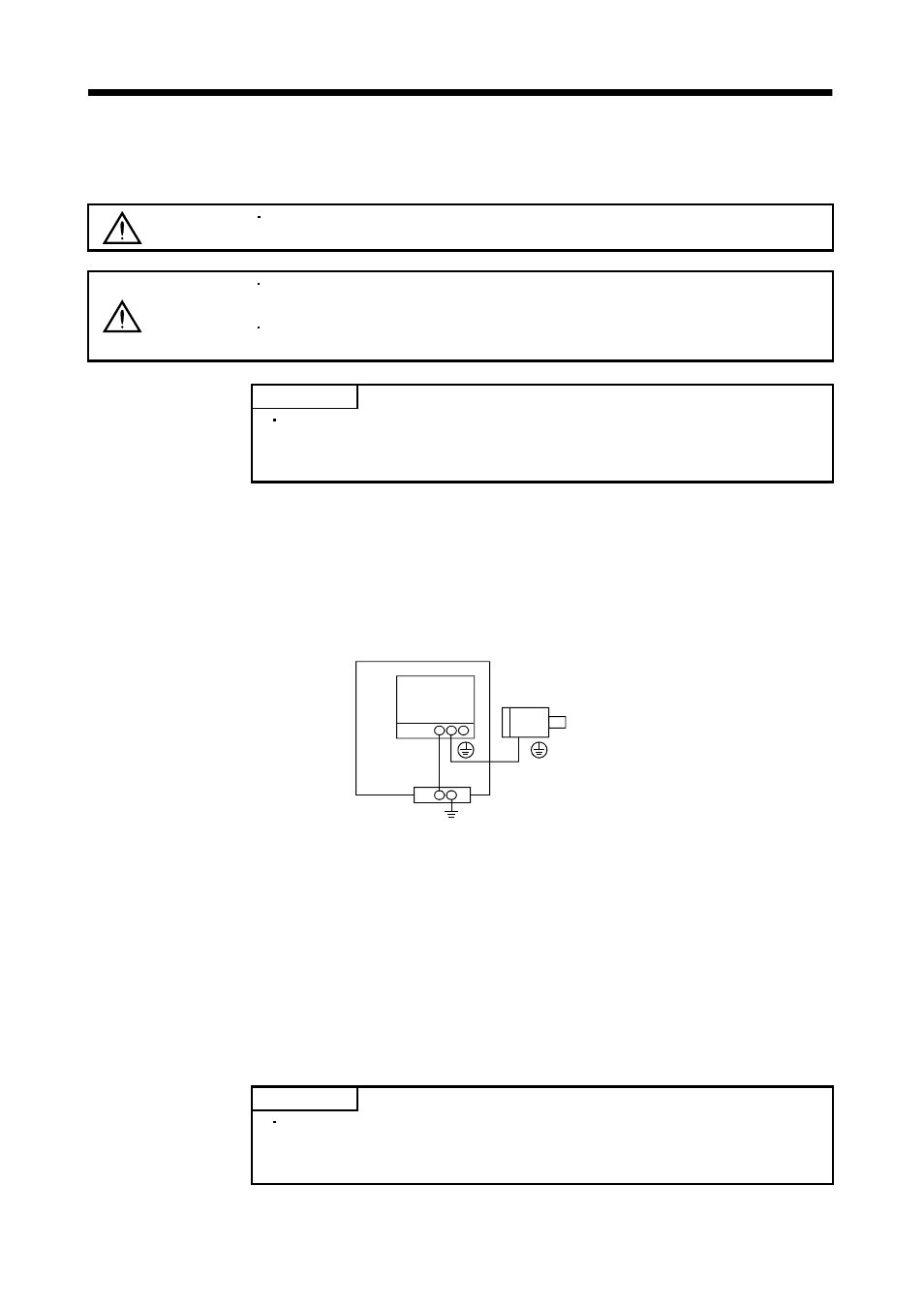 8 connection of servo amplifier and servo motor, 1 connection instructions, 2 connection diagram | Signals and wiring, Warning, Caution | MITSUBISHI ELECTRIC MELSERVO MR-J2S- A User Manual | Page 97 / 385