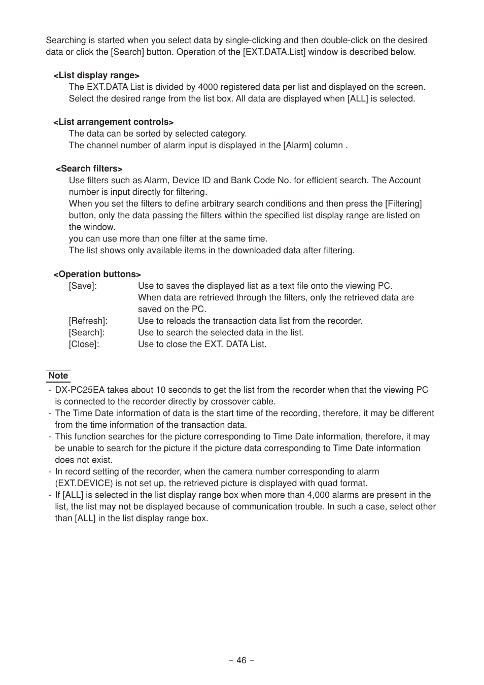 MITSUBISHI ELECTRIC DX-PC25EA User Manual | Page 46 / 49