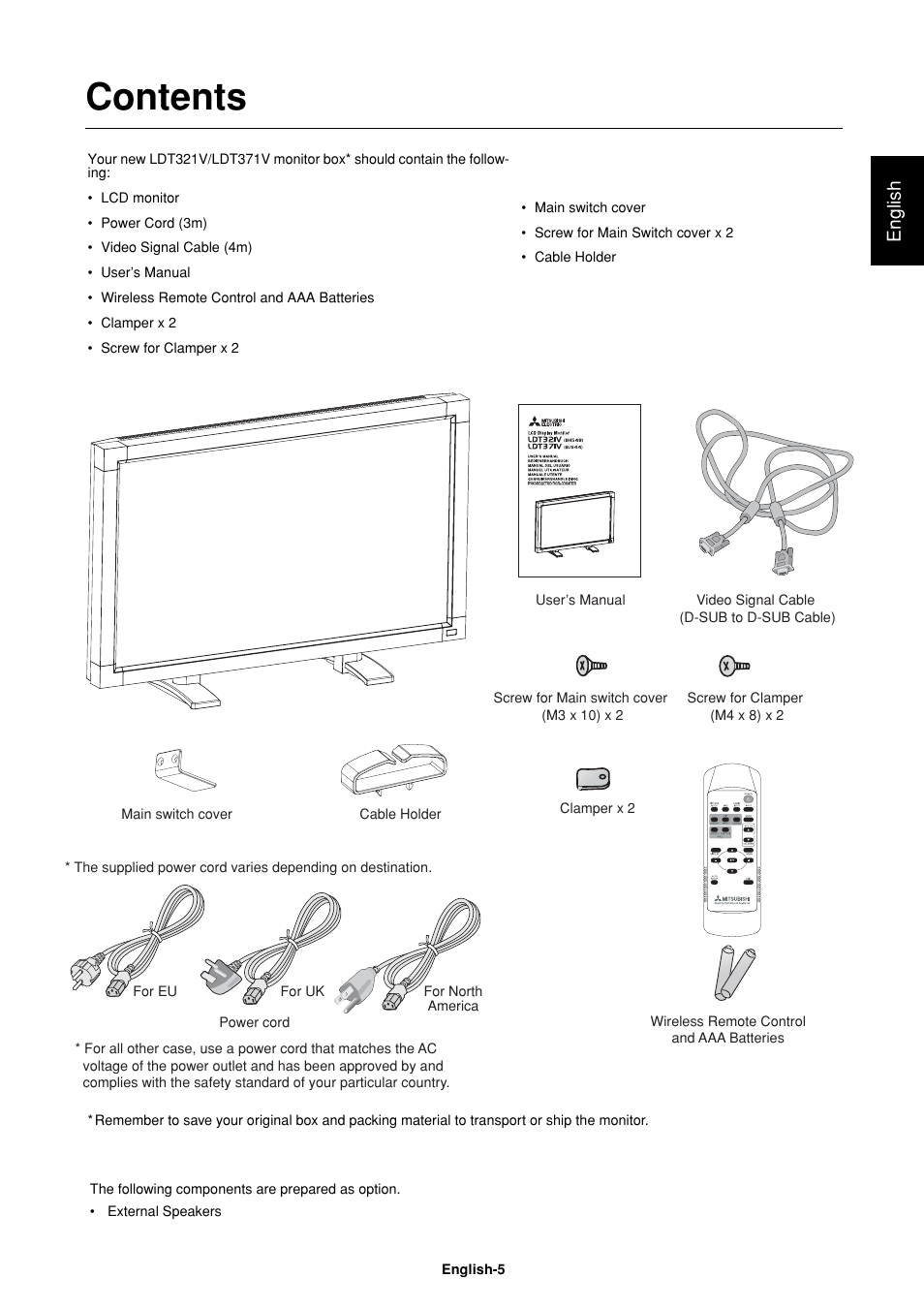 MITSUBISHI ELECTRIC LDT32IV (BH548) User Manual | Page 8 / 39