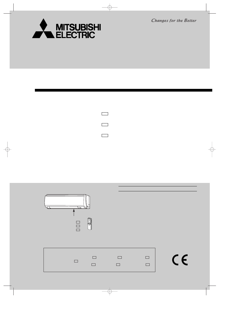 MITSUBISHI ELECTRIC Mitsubishi Split-Type User Manual | 32 pages