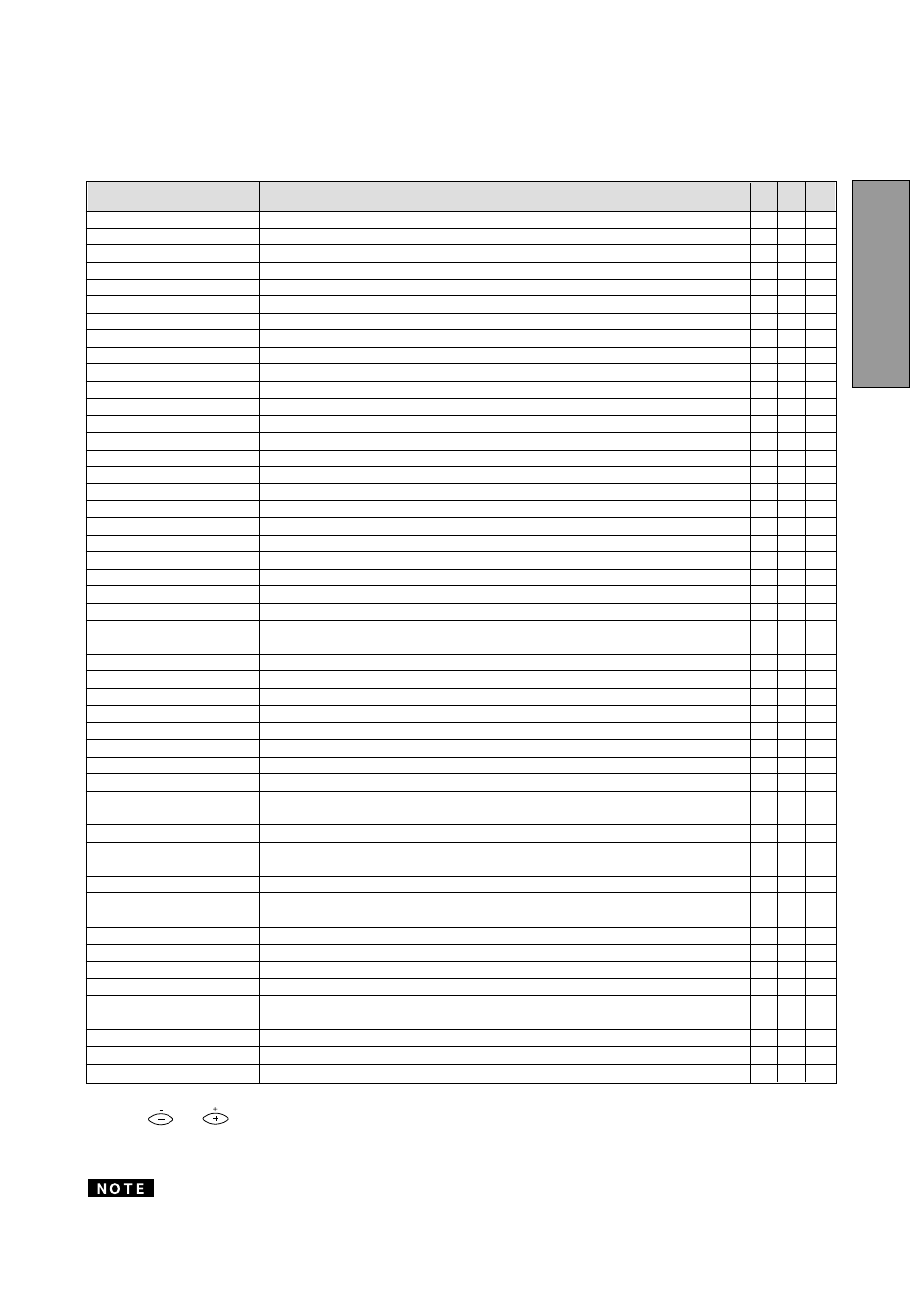 English, 2 adjustment items | MITSUBISHI ELECTRIC NSB1107STTUW User Manual | Page 15 / 24