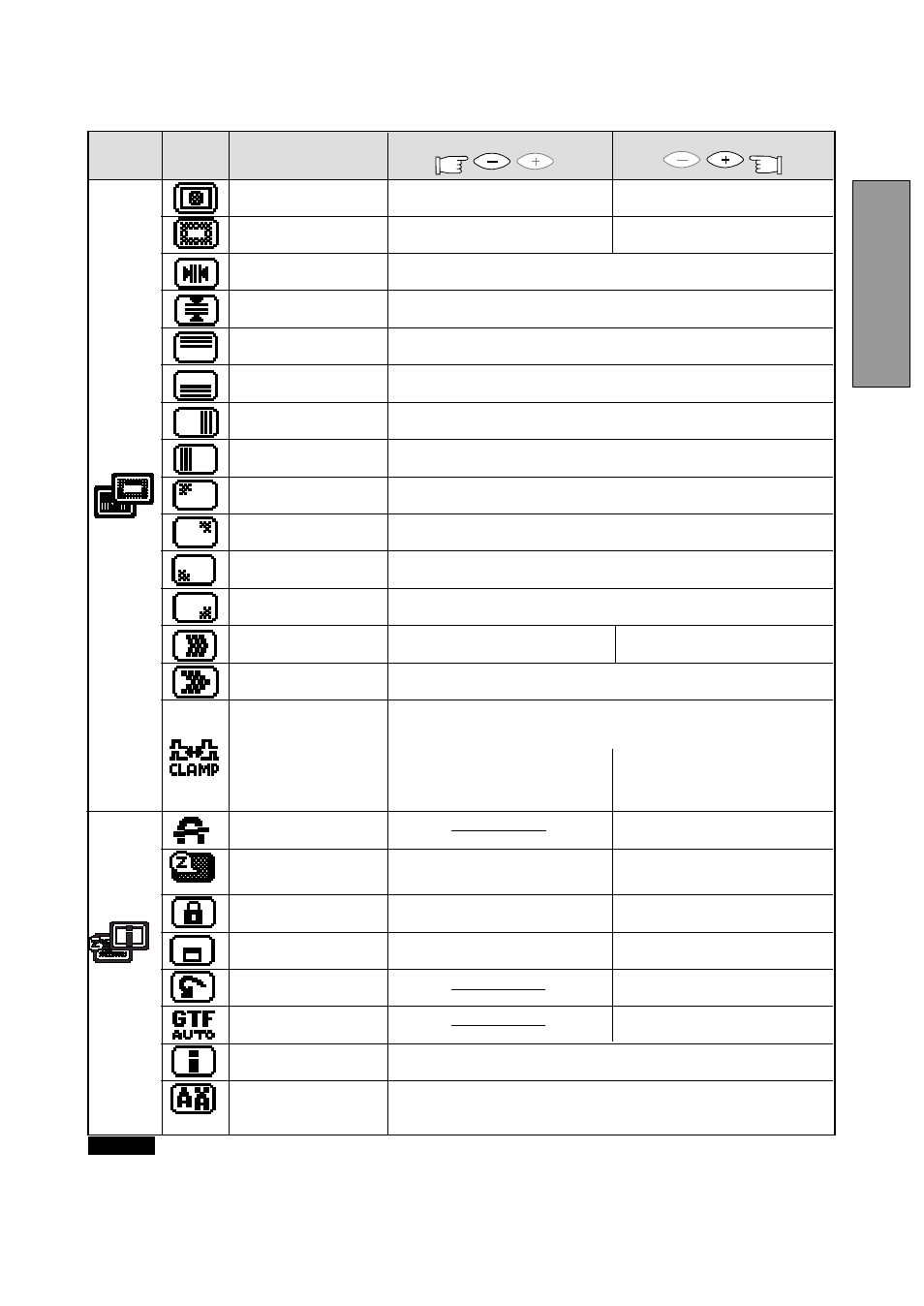 English | MITSUBISHI ELECTRIC NSB1107STTUW User Manual | Page 17 / 24