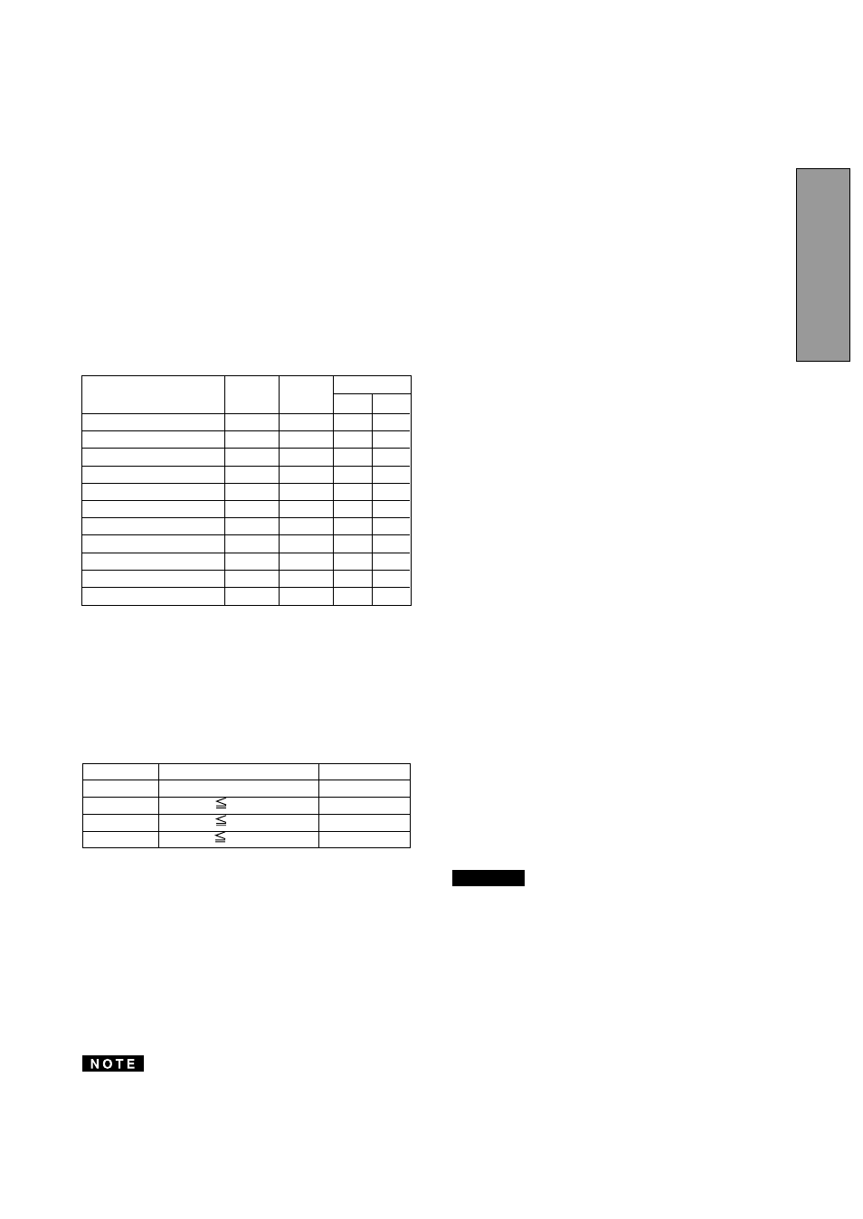 English | MITSUBISHI ELECTRIC NSB1107STTUW User Manual | Page 7 / 24