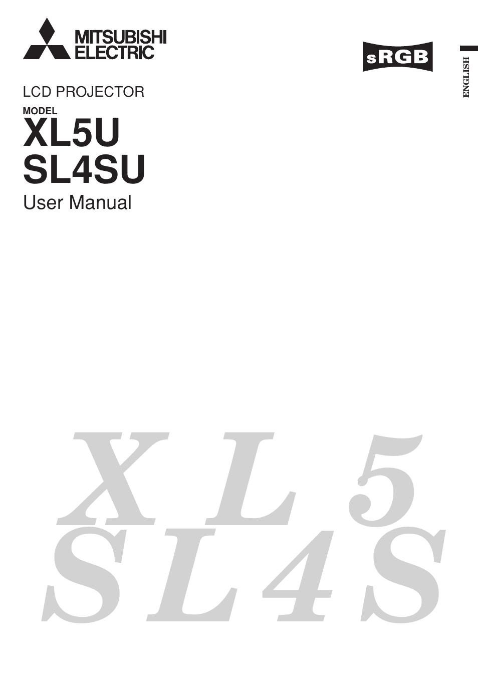 MITSUBISHI ELECTRIC SL4SU User Manual | 34 pages