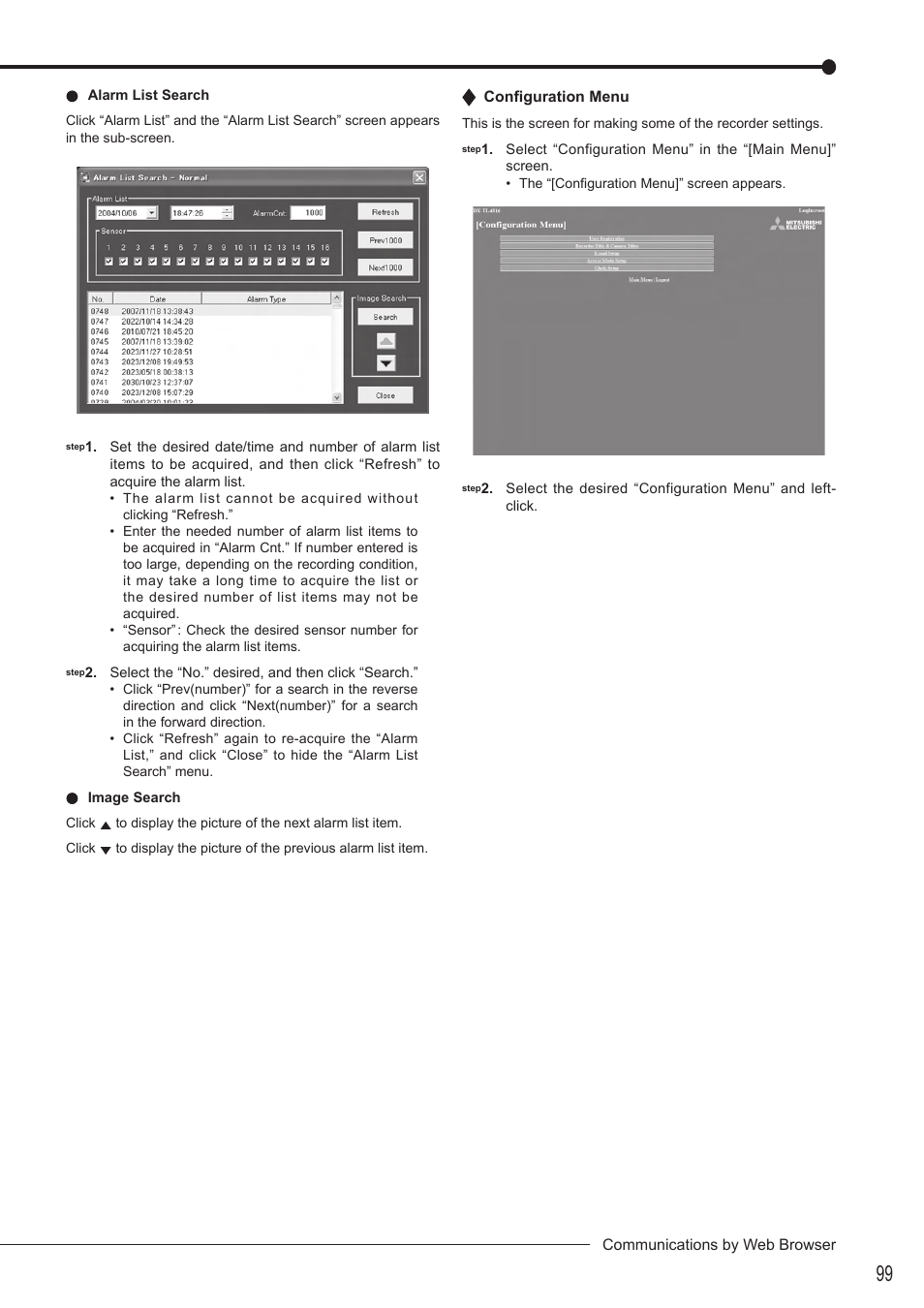MITSUBISHI ELECTRIC DX-TL4516U User Manual | Page 102 / 131