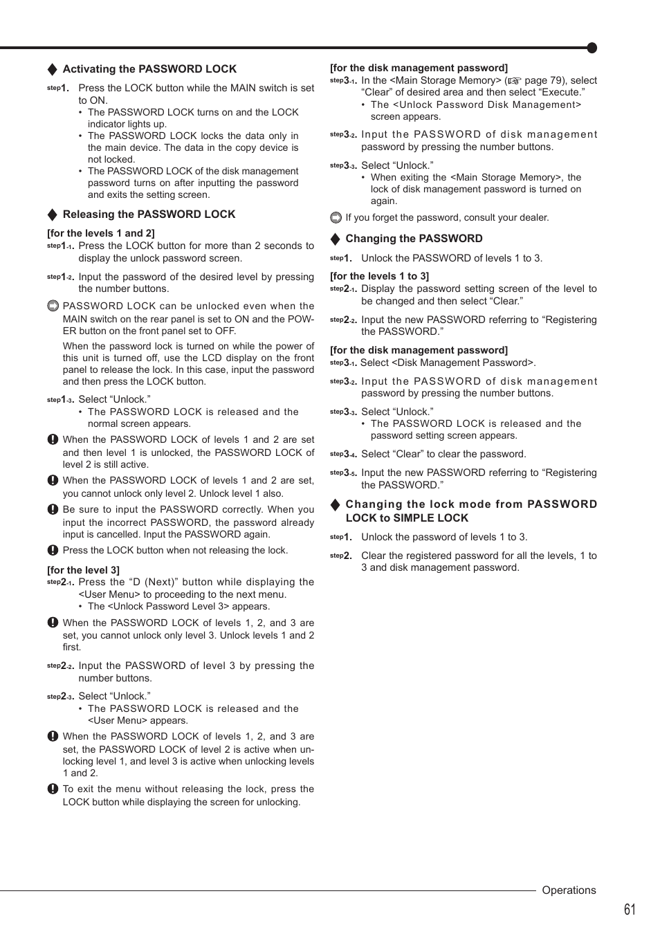 MITSUBISHI ELECTRIC DX-TL4516U User Manual | Page 64 / 131