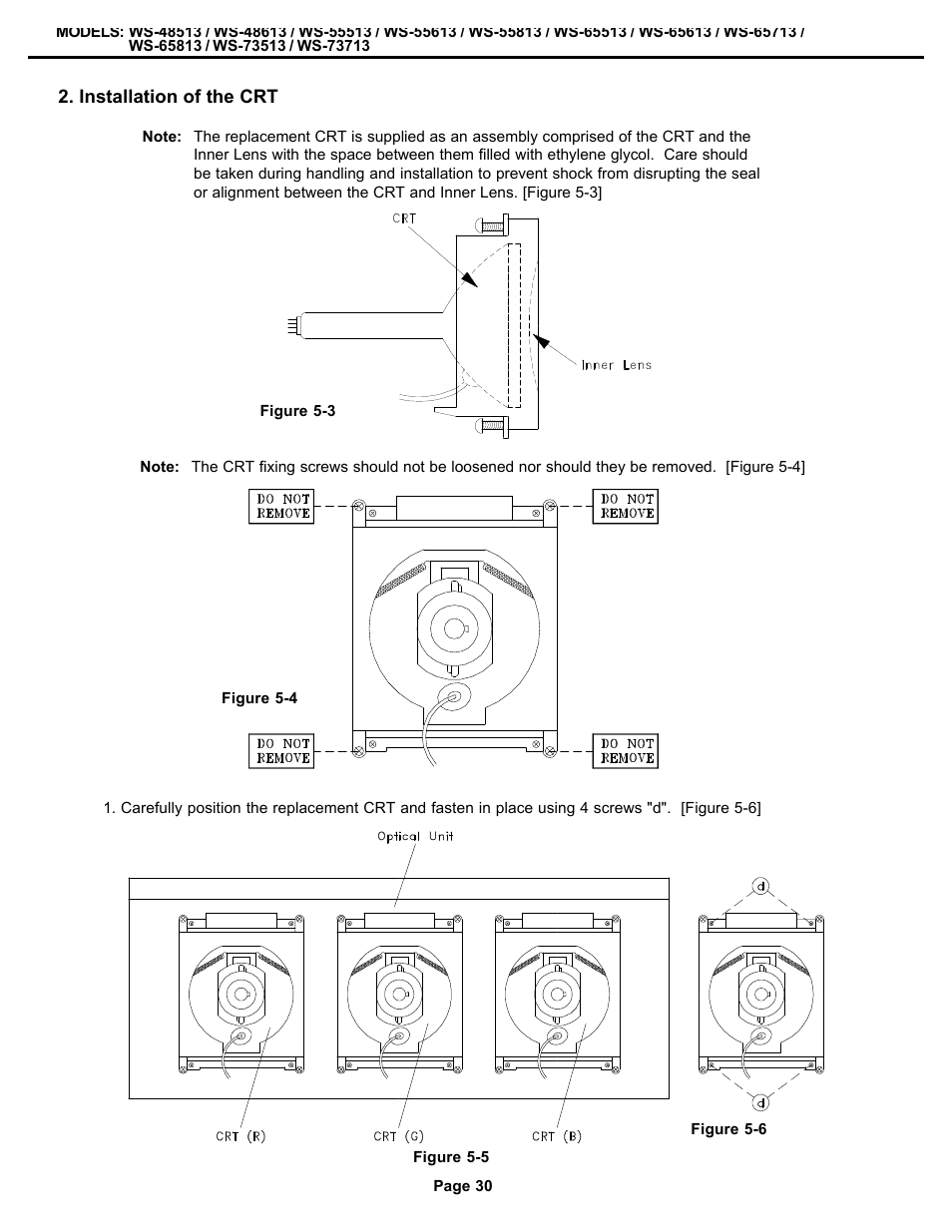 MITSUBISHI ELECTRIC WS-48513 User Manual | Page 30 / 86
