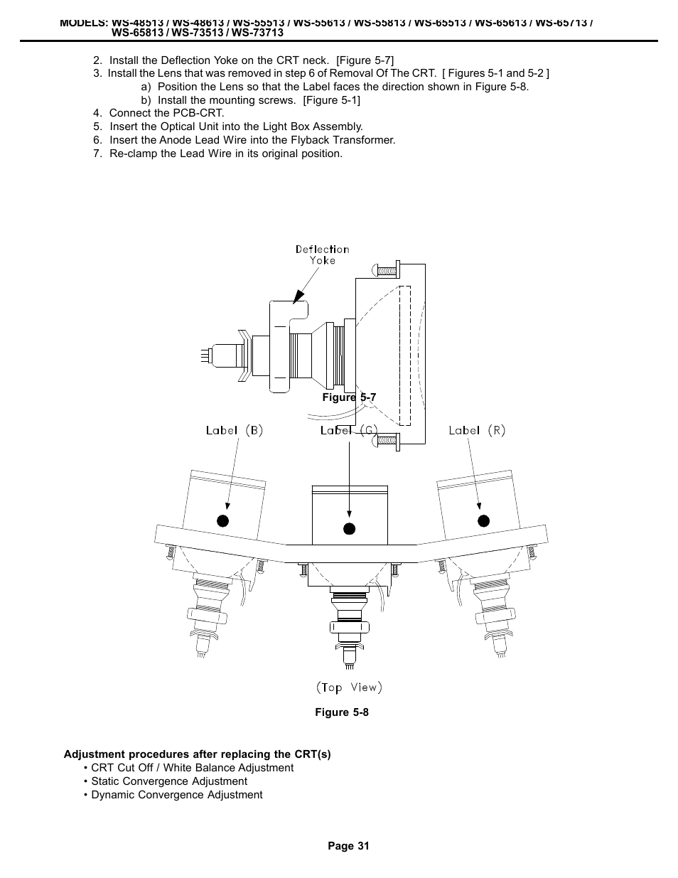 MITSUBISHI ELECTRIC WS-48513 User Manual | Page 31 / 86