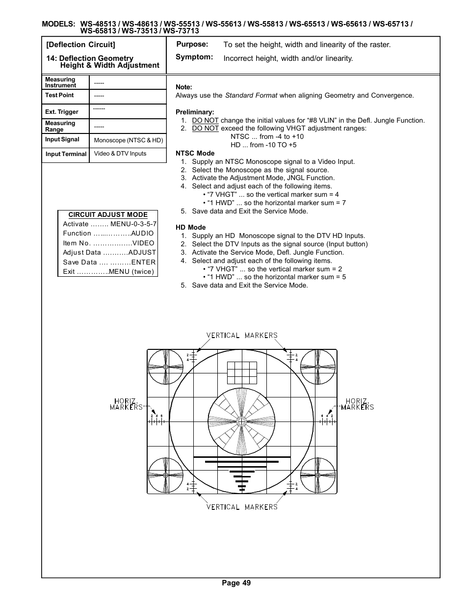MITSUBISHI ELECTRIC WS-48513 User Manual | Page 49 / 86