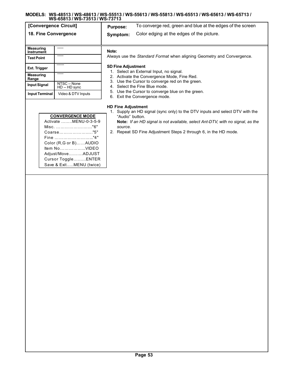 MITSUBISHI ELECTRIC WS-48513 User Manual | Page 53 / 86