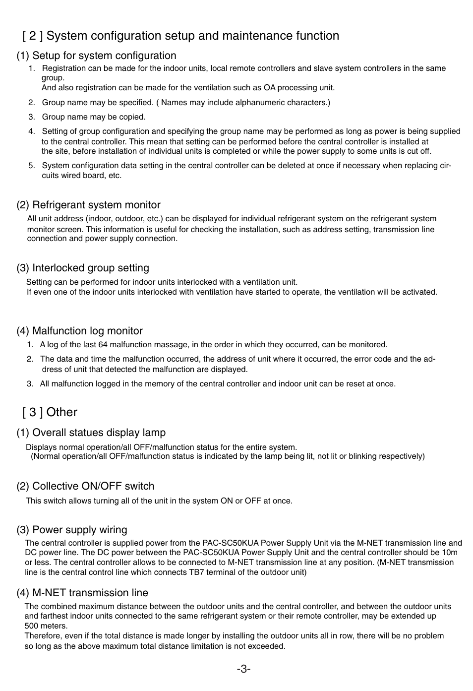 MITSUBISHI ELECTRIC G-50A User Manual | Page 5 / 46