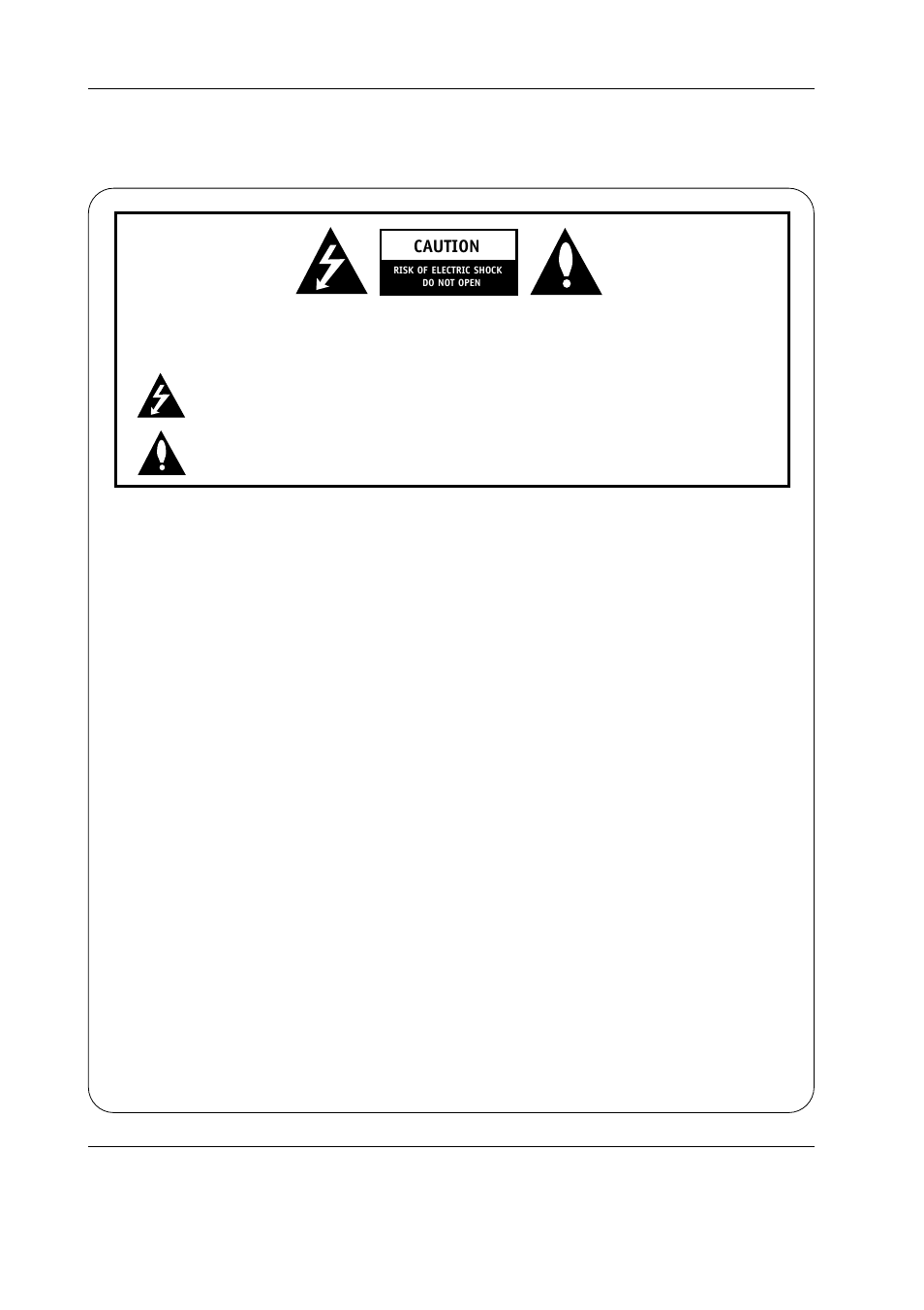 Warning arning, Warning | MITSUBISHI ELECTRIC PD-4225S User Manual | Page 2 / 52