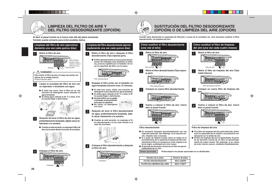 MITSUBISHI ELECTRIC MSH24WN User Manual | Page 26 / 32