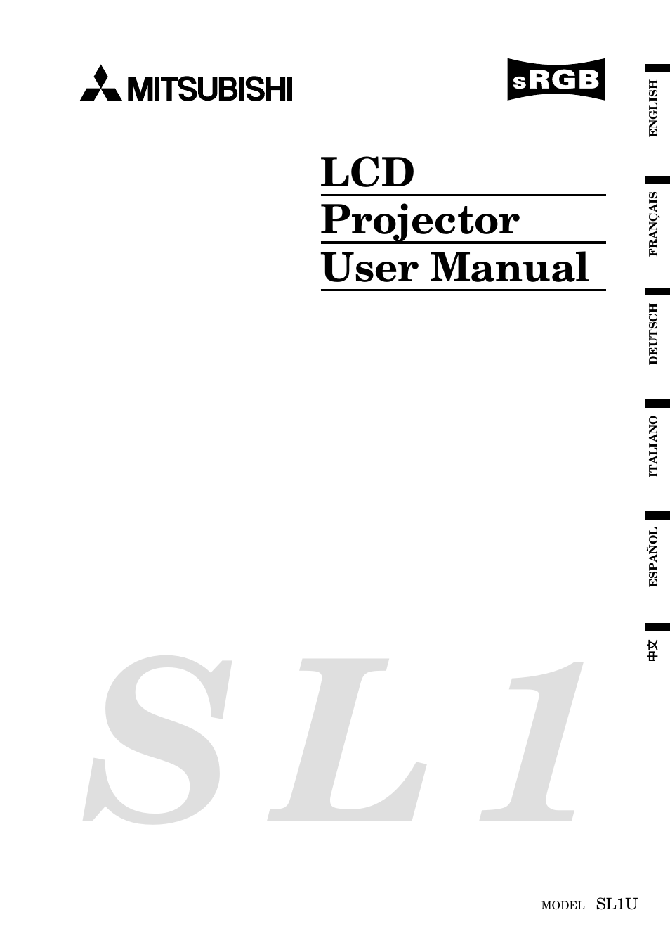 MITSUBISHI ELECTRIC SL1U User Manual | 32 pages