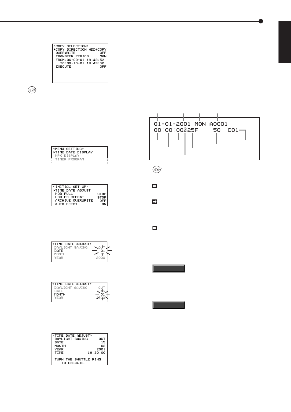 Basic operations english | MITSUBISHI ELECTRIC DX-TL1600EM User Manual | Page 11 / 86